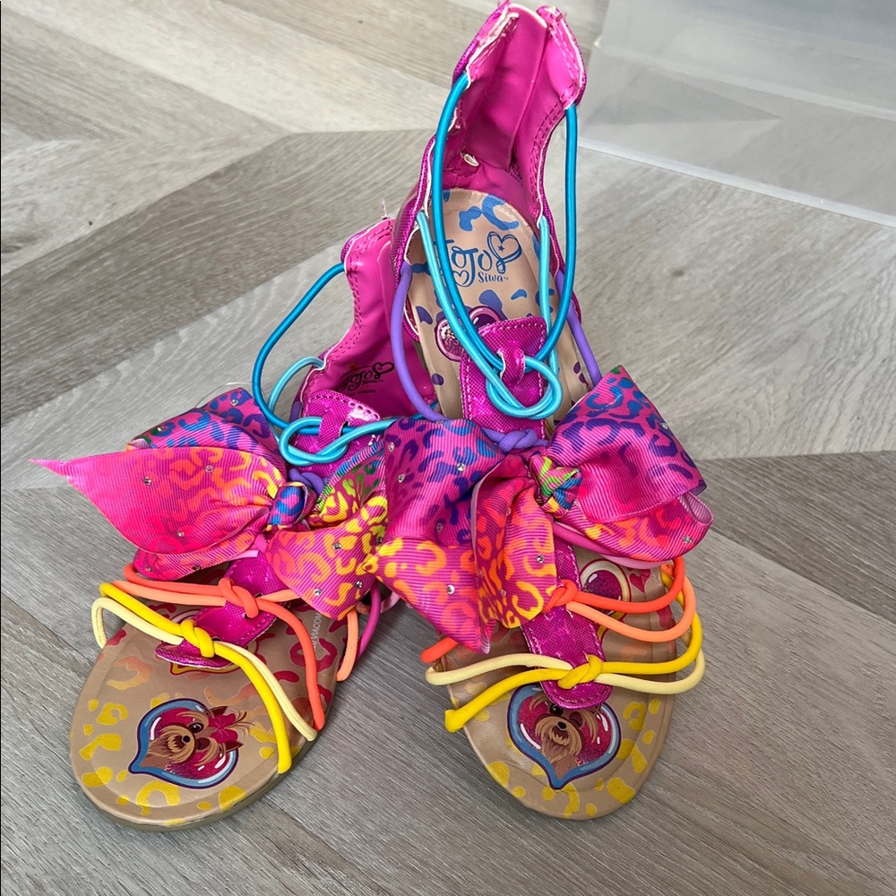 JoJo Siwa Pink and Blue Kids Sandals